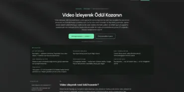 CashyGo video görevleri sayfası ekran görüntüsü